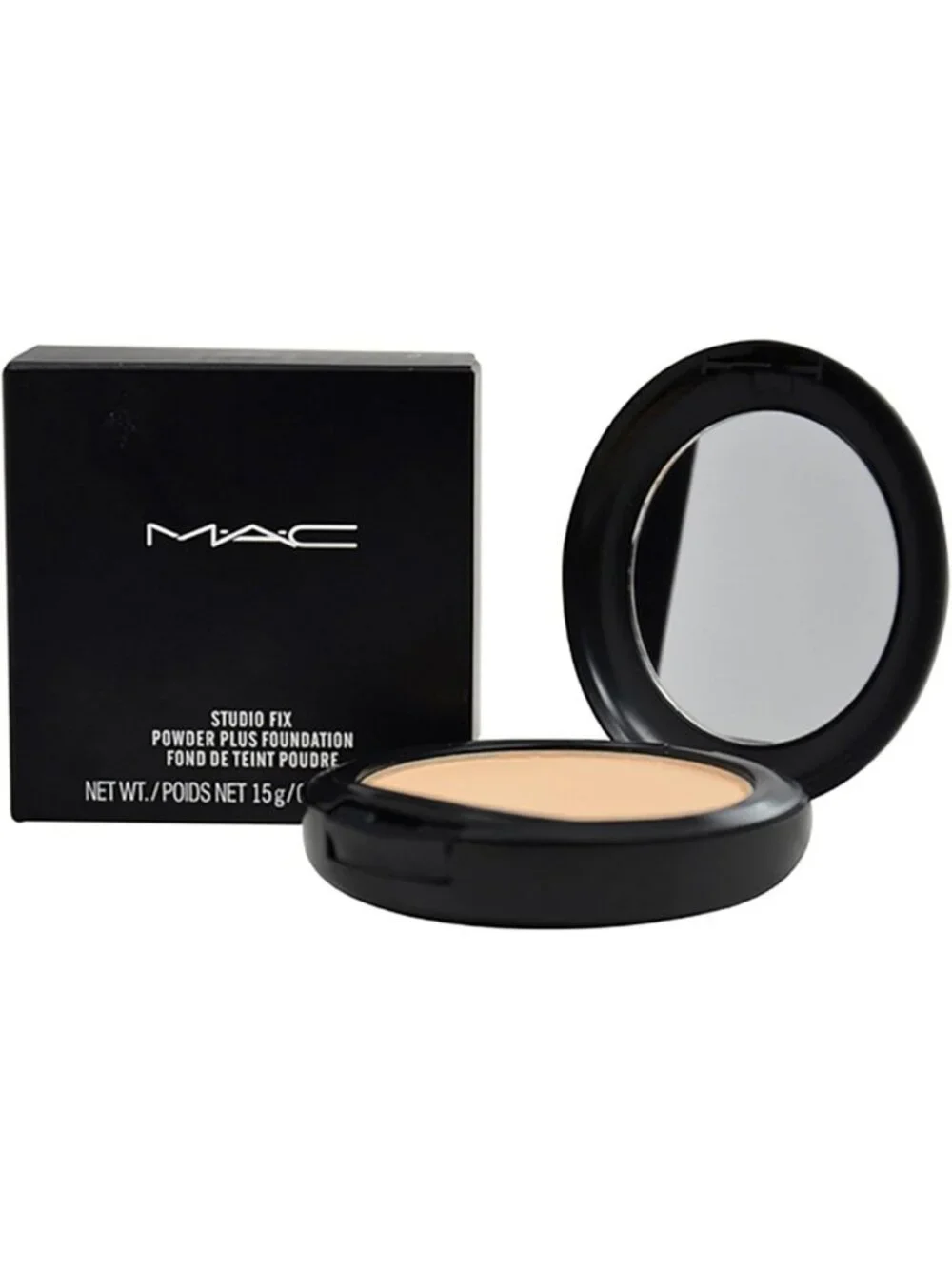 Studio Fix Powder Foundation - Full Coverage, Matte Finish, Long-Lasting, 15g